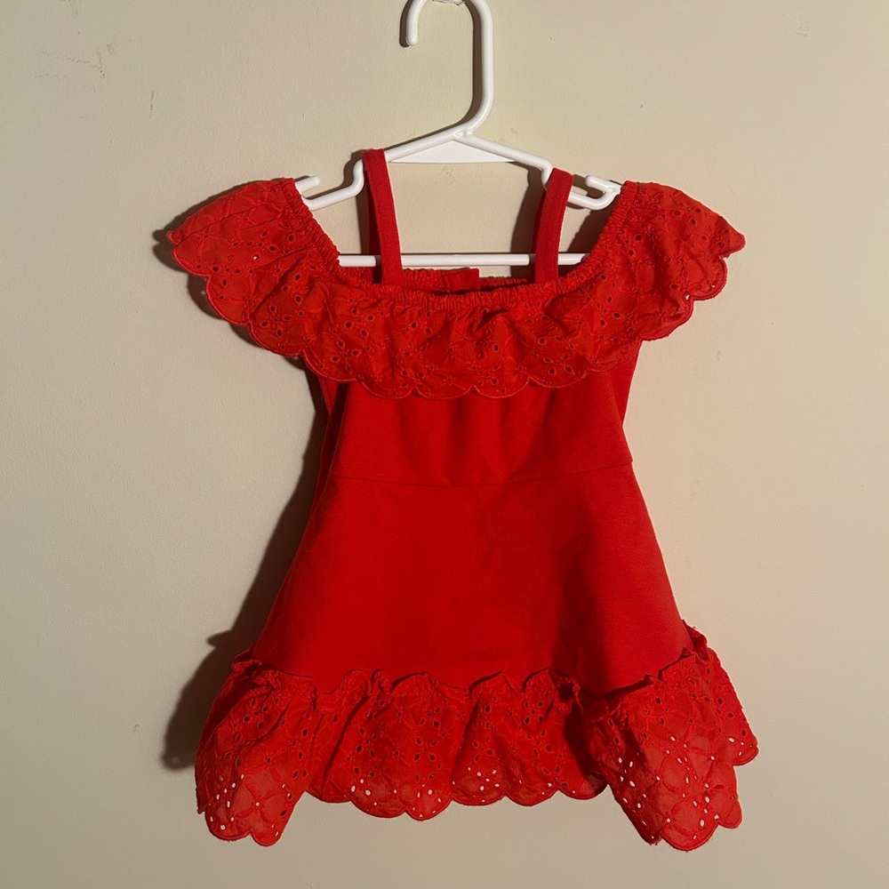 NWT Janie & Jack Red Dress w Bloomers